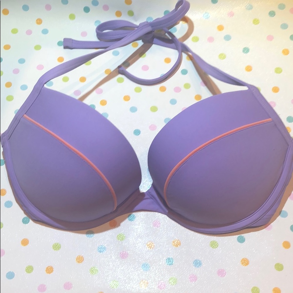 Aerie lavender push up halter bikini top 💜✨